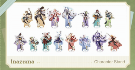 Genshin - Inazuma Character Stands