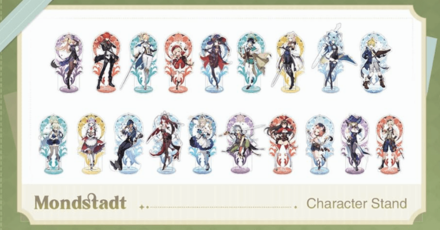 Genshin - Mondstadt Character Stands