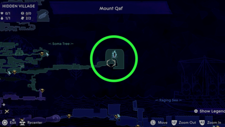 PoP The Lost Crown - Hidden Village Map Location