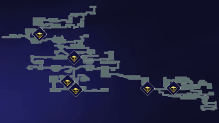 PoP The Lost Crown - The Depths Wak-Wak Tree Locations Map