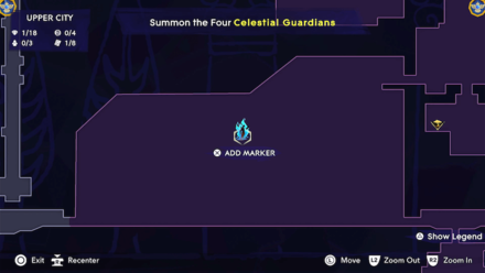 PoP - Day Temple Fast Travel Point West Map View Image