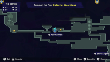 PoP - Catacombs Fast Travel Point Map View Image