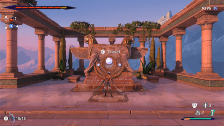 PoP - Day Temple Fast Travel Point West World View Image