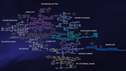 PoP The Lost Crown - Mount Qaf Full Map