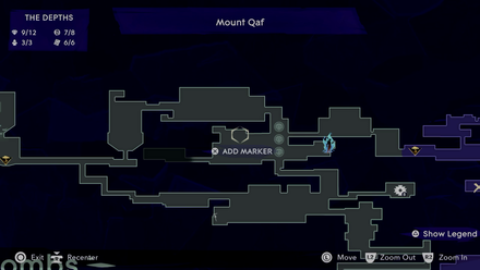 PoP - Catacombs Map Map View Image