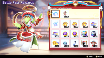 Pokemon UNITE - Battle Pass S21 Premium Pass Rewards.png
