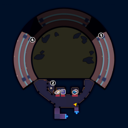 Dragon Quest Monsters The Dark Prince - Circle of Conquest (Lower Echelon) Map - Maulosseum 2F