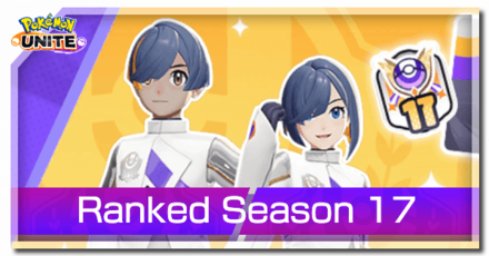 Pokemon UNITE - Ranked 17 Navigation Banner