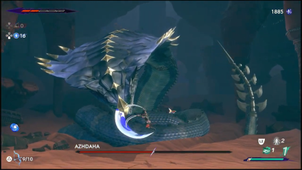 Prince of Persia The Lost Crown - How to Beat Azhdaha Use Aerial Attacks