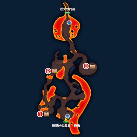 Caverns of Conflagration Map