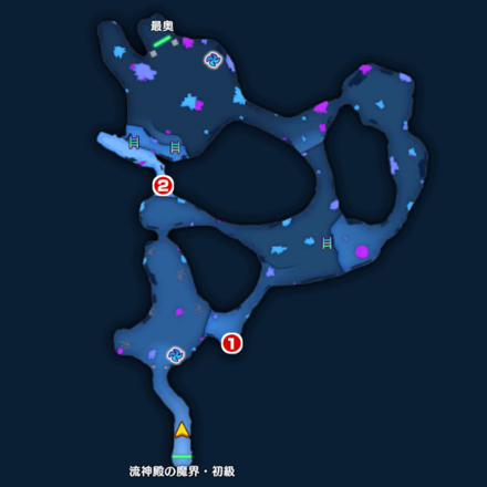 Gleaming Grotto Main Map