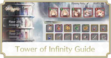 Tower of Infinity Guide Banner - MementoMori