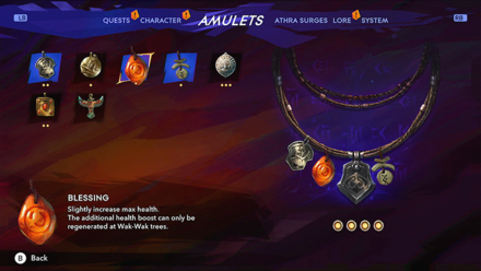 PoP The Lost Crown - Blessing Amulet Info