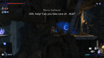 Drop Down the Lower Area