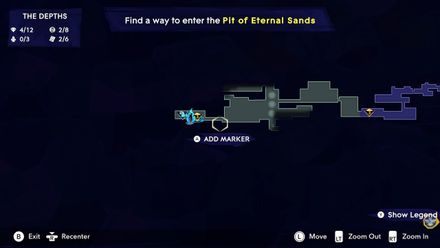 Wak-Wak Tree The Depths Map 6