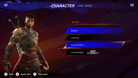 Prince of Persia: The Lost Crown - List of All Skins Warrior Within