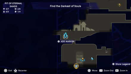 Sand Jar 6 - Pit of Eternal Sands Map Location