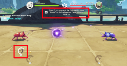 Genshin - Arataki Boot Camp Quest - Defeat the Ironclad Beetle King