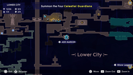 Sand Jar 10 - Lower City Map