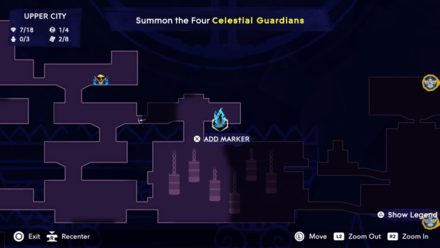 Sand Jar 11 - Upper City Map