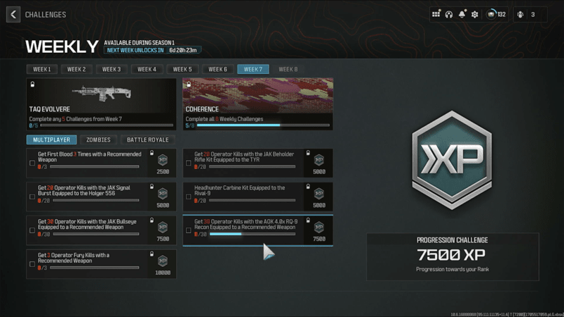 MW3 AOK 4.0x RQ-9 Recon Challenge