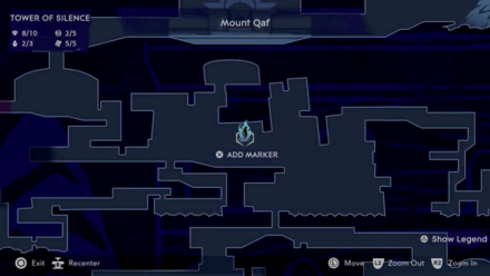 Wak-Wak Tree Tower of Silence Map 3