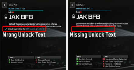 MW3 - JAK BFB Bugged Unlock Text
