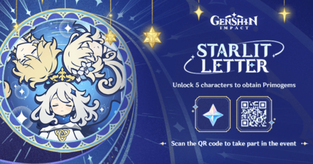 Genshin - How to Play Starlit Letter Event - Scan the QR Code to Access the Event