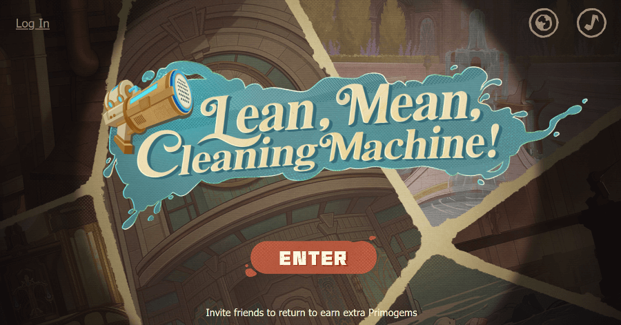 Genshin - Cleaning Machine - Go to event page