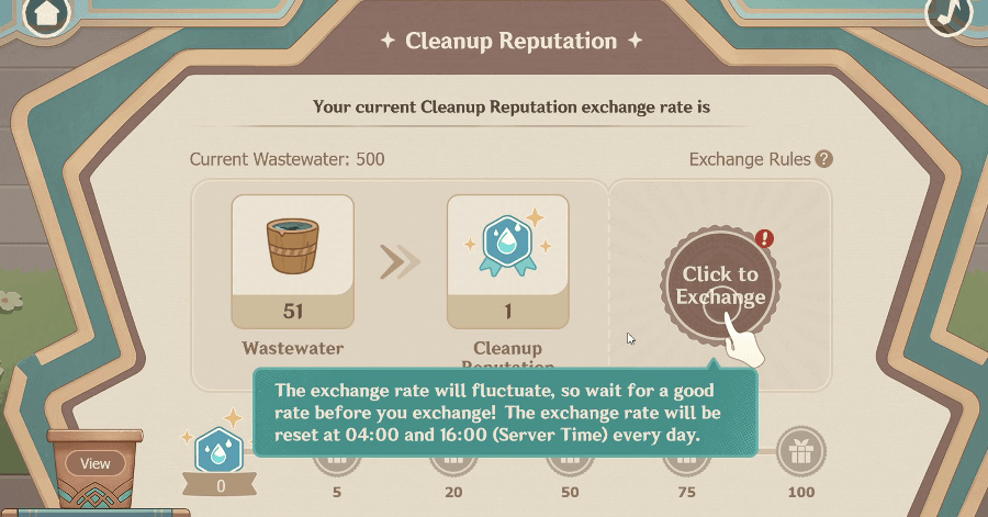 Genshin - Cleaning Machine - Cleanup reputation