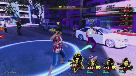 Like a Dragon Infinite Wealth - Knockback arrow