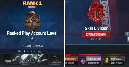 MW3 Ranked - Account Rank vs Skill Division