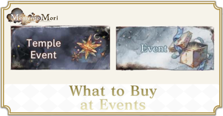 Buy at Events