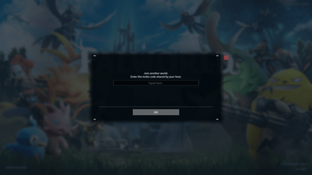 Palworld - Enter the Invite Code