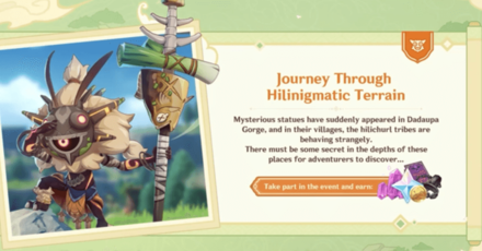 Genshin Impact - Journey Through Hilinigmatic Terrain Event