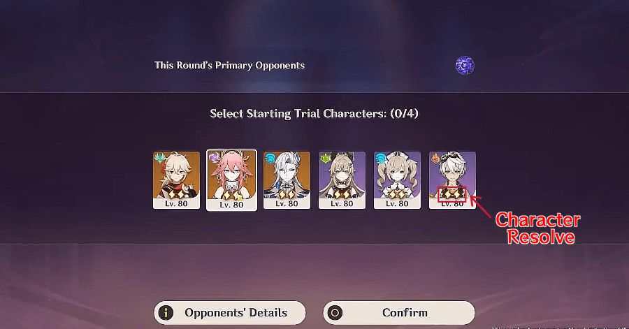 Genshin Impact - Triumphant Frenzy Event - Setup your Party