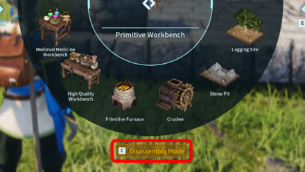 Palworld - Disassemble Base-Exclusive Structures