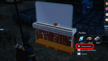Palworld - Disassemble the Pal Box