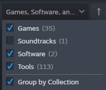 Palworld - Steam Library Filter