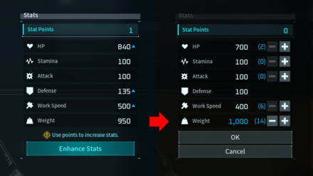 Palworld - Upgrade the Weight Stat