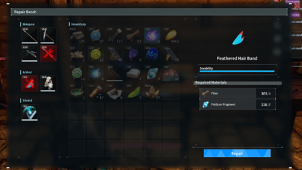 Palworld - Repair Tools at the Repair Bench