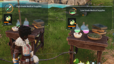 Palworld - Craft from Medicine Workbench