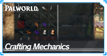 Palworld - Crafting Mechanics Top Banner