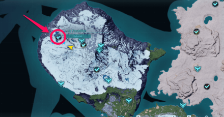 Palworld - Frostallion Map Location