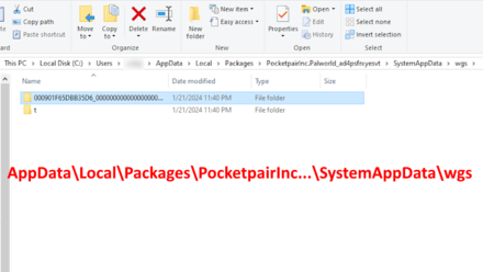 Palworld - Find the Save Data Directory Gamepass