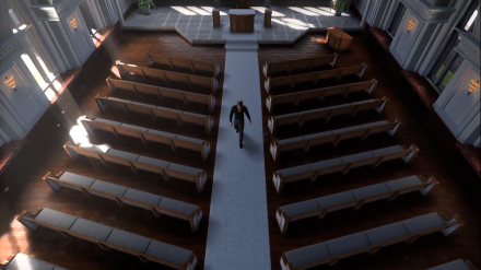 Like a Dragon Infinite Wealth - Kiryu in Church