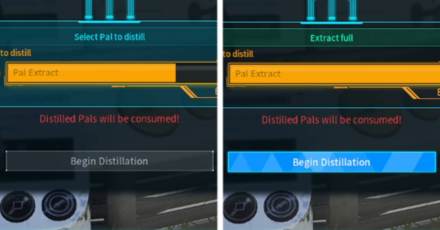 Palworld - Distillation Button