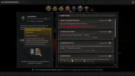 D4 - Season Journey Chapters