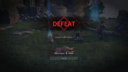 Palworld - Player Defeat