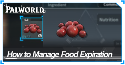 Palworld - How to Manage Food Experation Top Banner